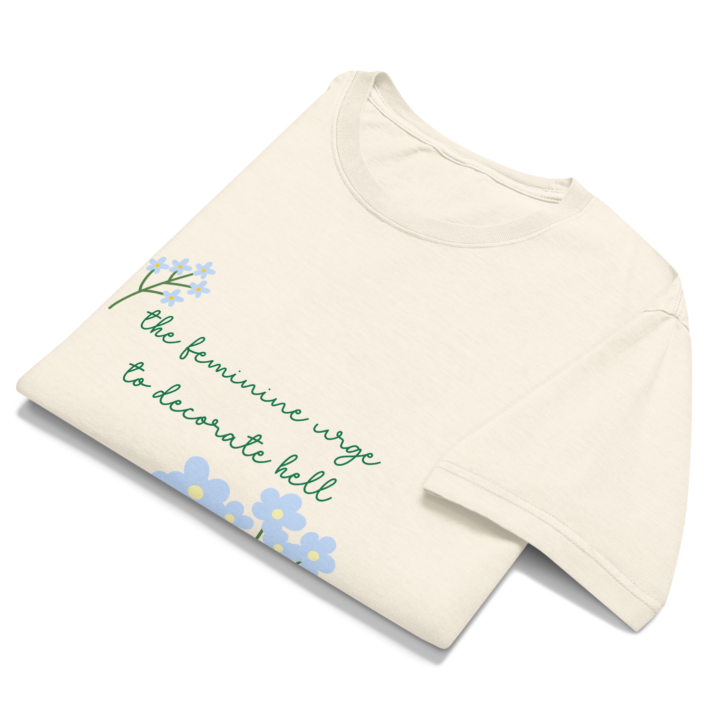 Dinner Parties Oversized T-shirt (bouquet)