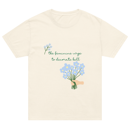 Dinner Parties Oversized T-shirt (bouquet)